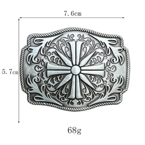Bältespänne kors silver ornament kristen Silver