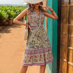 Boho chic klänning