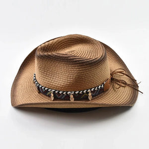 Boho cowgirlhatt halm