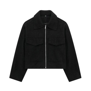 Boucle jacka dam Svart / XS