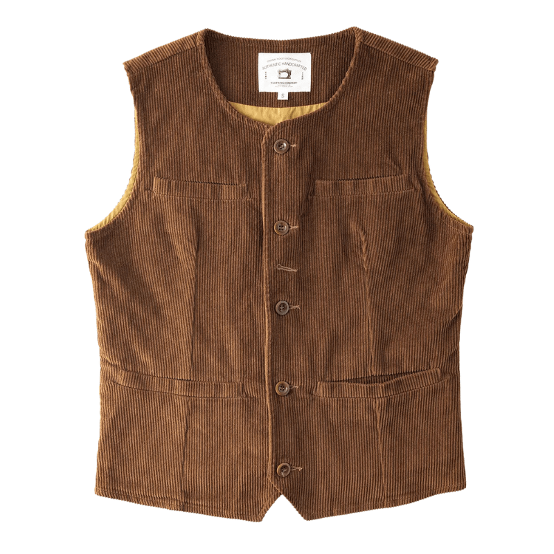Brun manchester väst herr Brun / XXS