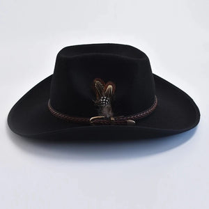Elegant Cowboyhatt i Mjuk Filt