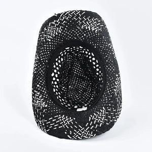 Flätad boho cowboyhatt