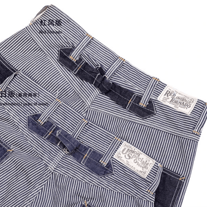 Hickoryrandiga jeans herr