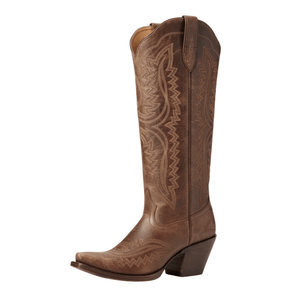 Höga Cowboyboots med Klassiskt Broderi för Dam