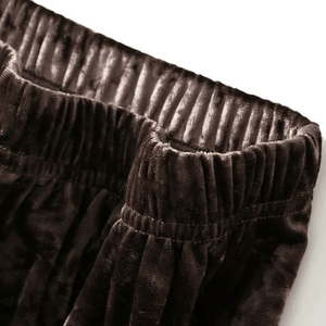 Kjol krossad sammet