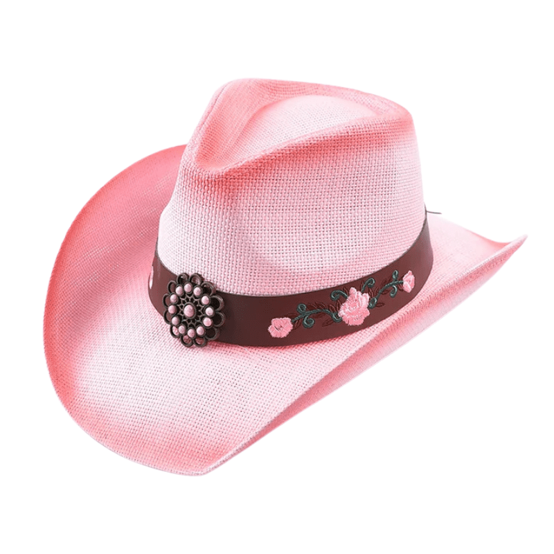 Ljusrosa Cowgirlhatt Ljusrosa / One Size
