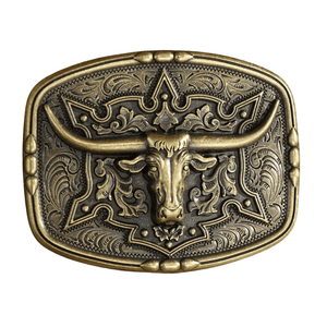 Longhorn Bältesspännen Western Stilar Stil 6