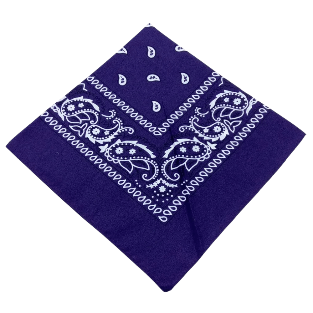 Mörklila bandana Mörklila