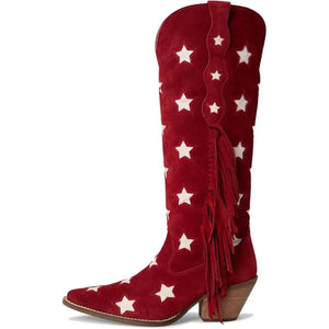 Röda cowboy boots