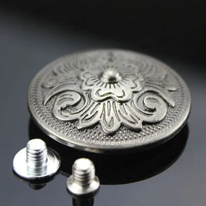 Silver bloom concho Antik silver