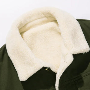 Teddyfodrad jacka herr