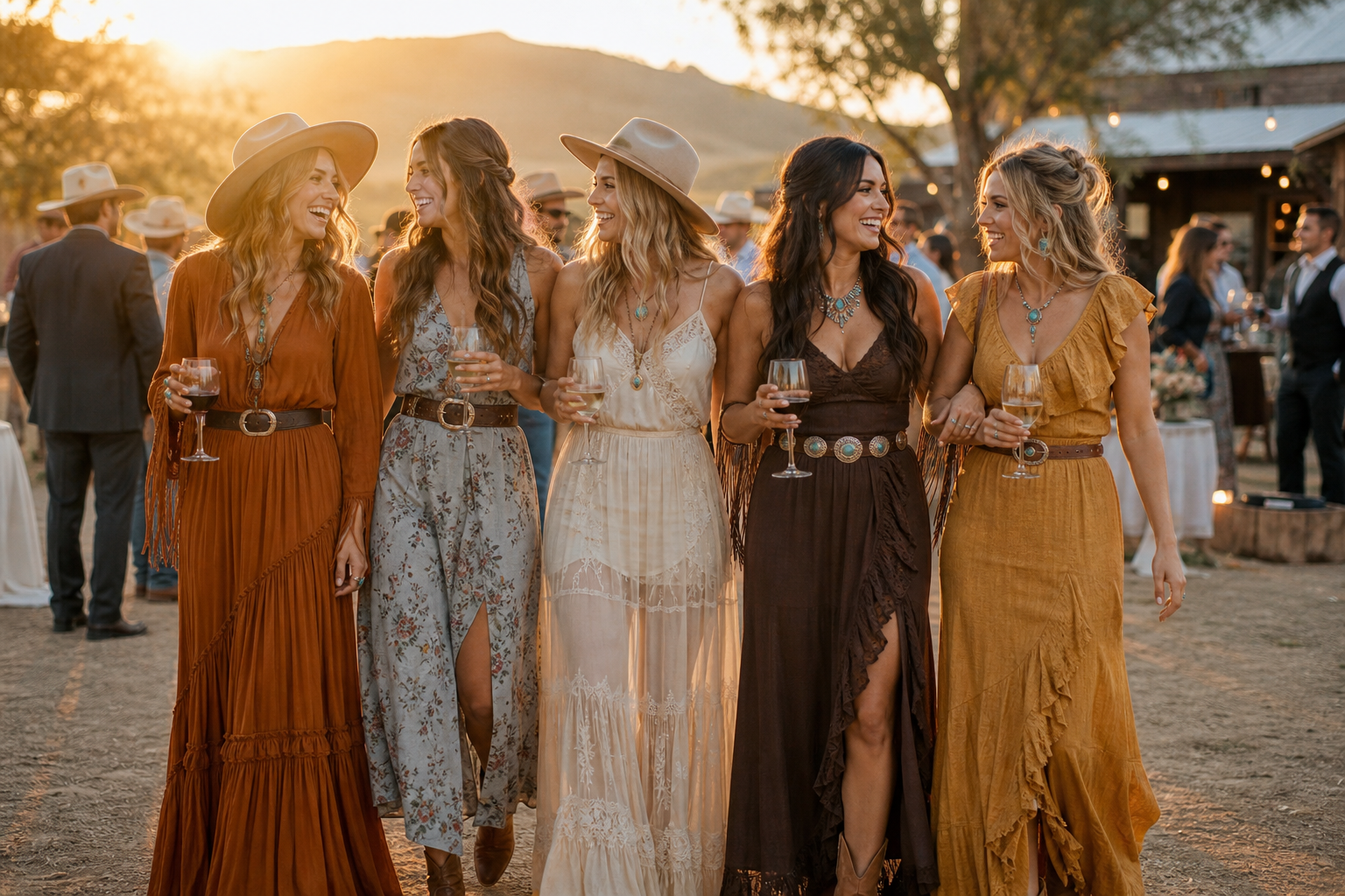 Invitée à un mariage western : le dress code décrypté