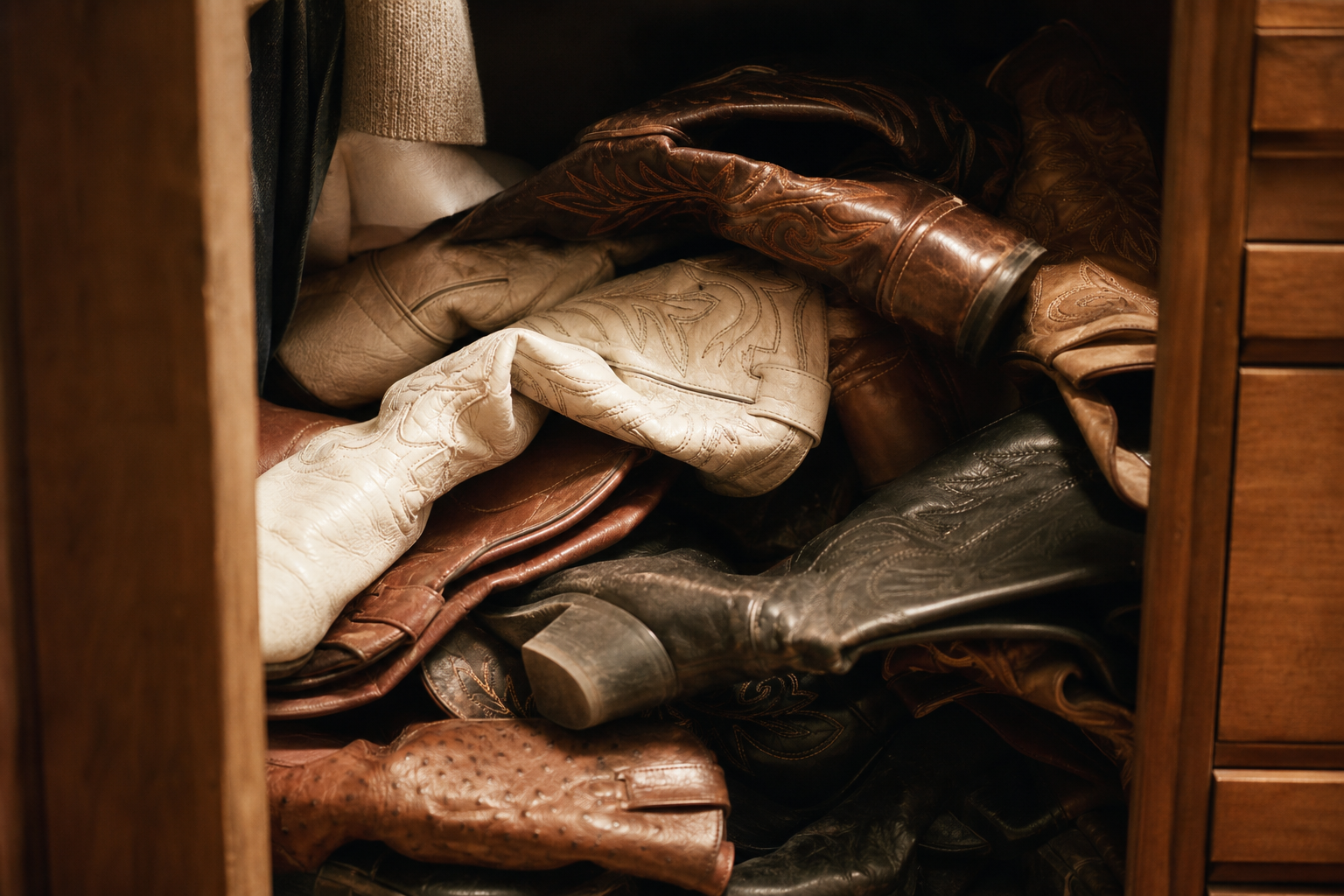 Les 5 erreurs de rangement qui abîment vos santiags