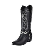 Äkta cowboy boots dam Svart / 35