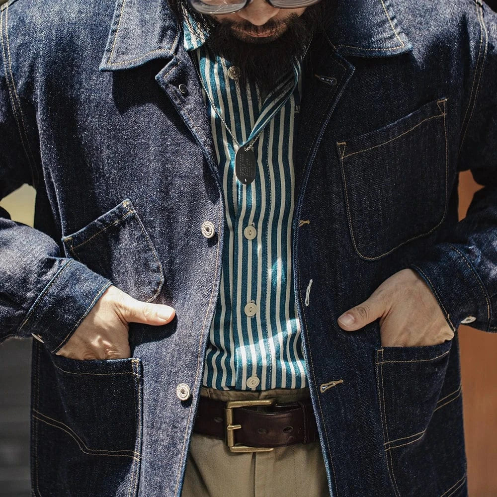 Arbets jacka jeans herr