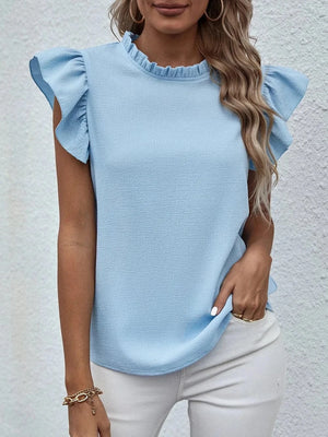 Ärmlös blus dam