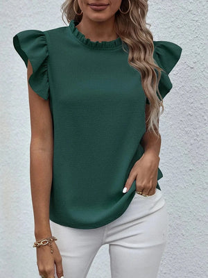 Ärmlös blus dam