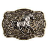 Bältespänne med springande häst Antikguld