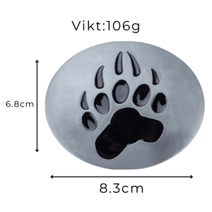Bältesspänne björn djurmotiv western stil