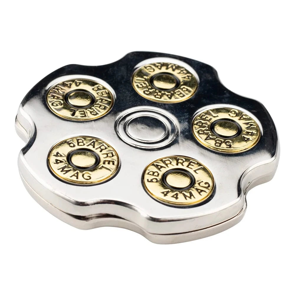 Bältesspänne revolver barrett western stil silver Silver