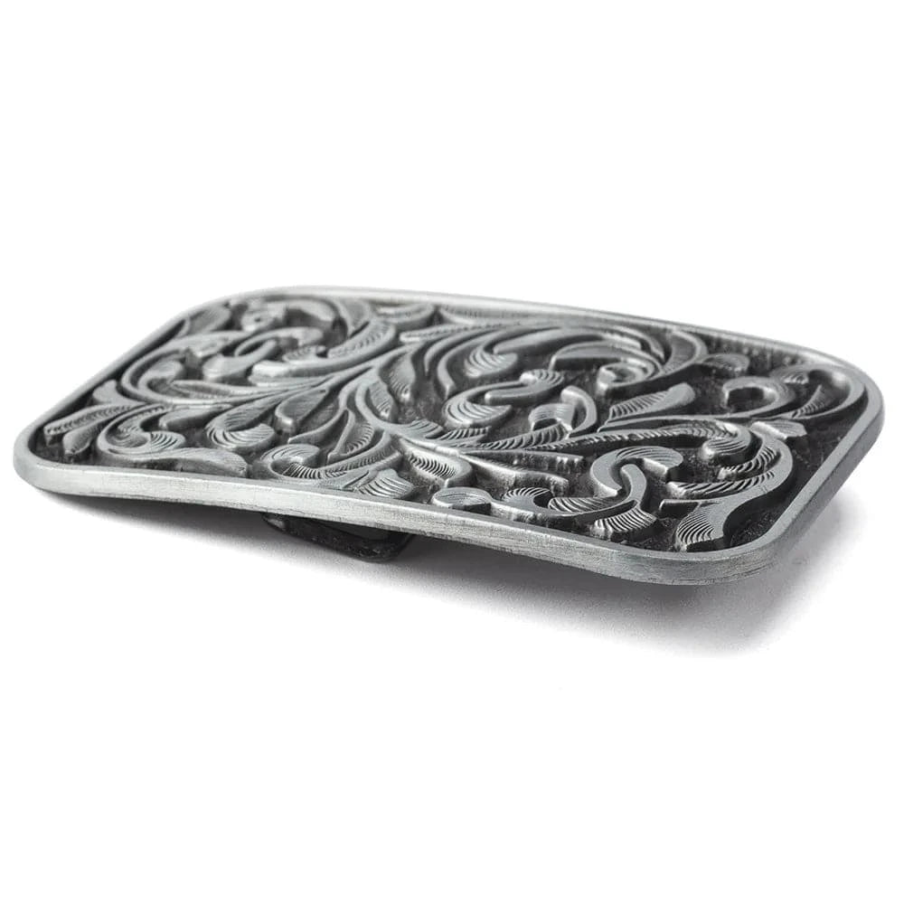 Blommönster Bältesspänne Metall
