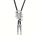 Bolo tie med 3D-skorpion i metall Silver