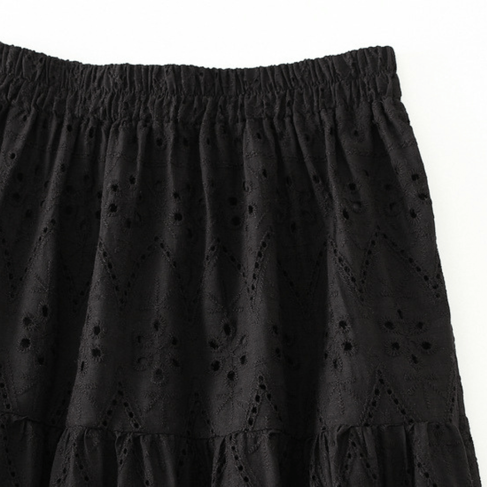 Broderie anglaise kjol