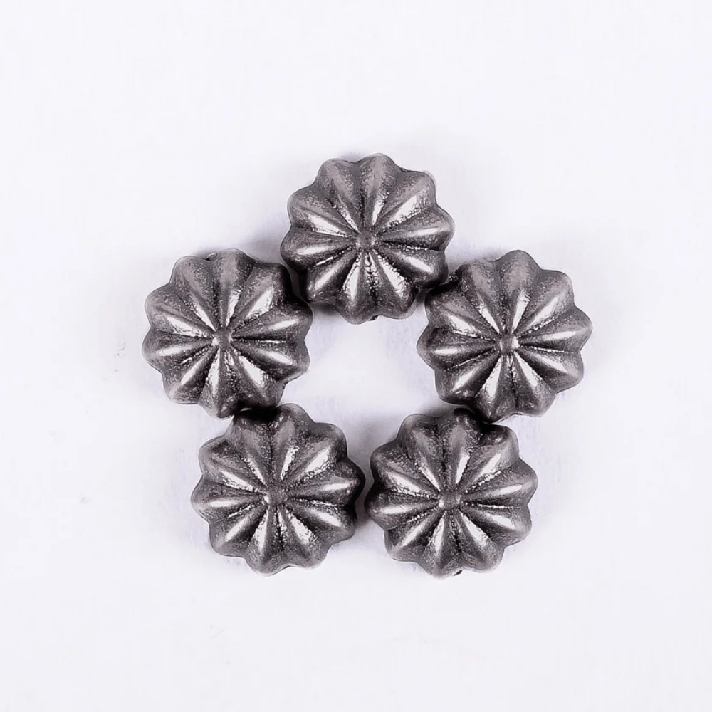 Concho Antiksilver i Pumpaform för Läderhantverk 9mm