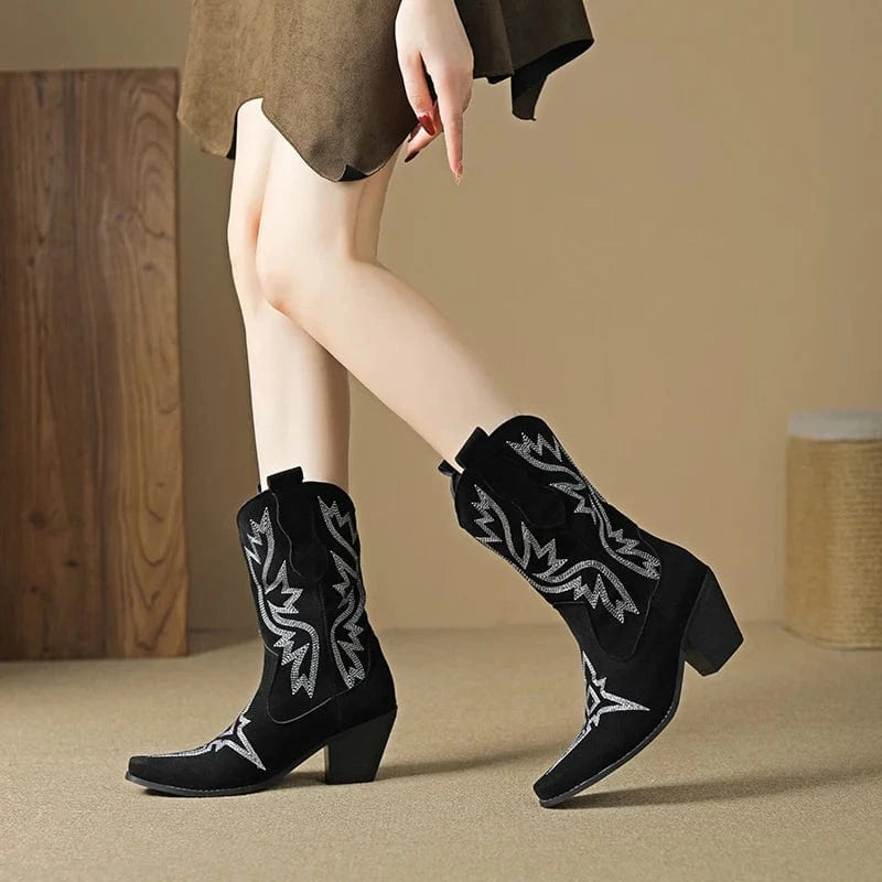 Cowboy boots mocka
