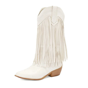 Cowboy boots mocka dam Vit / 36
