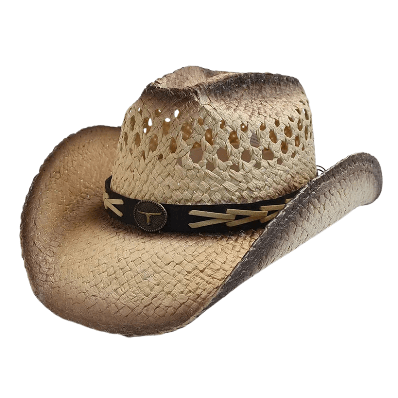 Cowboy Stråhatt Formbar Beige / One Size