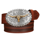 Cowboybalte-med-longhornhuvud Brun / 120cm