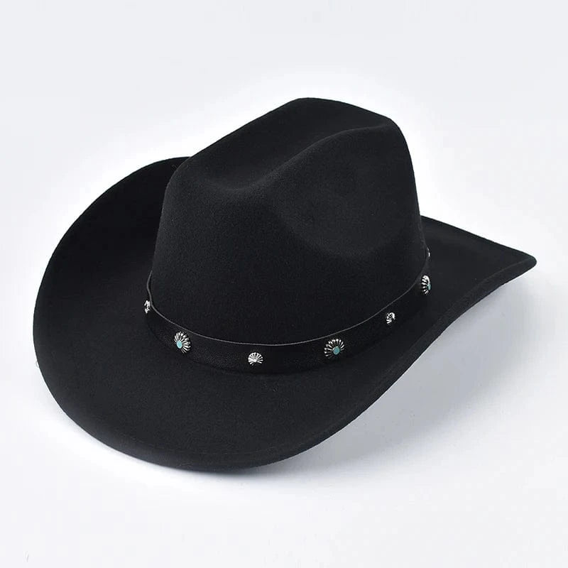 Cowboyhatt för tjej Svart / 56-58cm