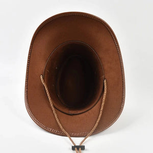 Cowboyhatt Herr med Tjurhuvud