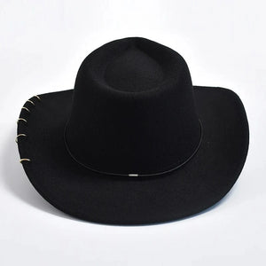 Cowboyhatt med Metallkedja