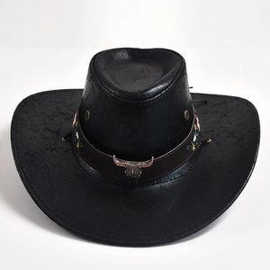 Cowboyhatt med Tjurhuvud