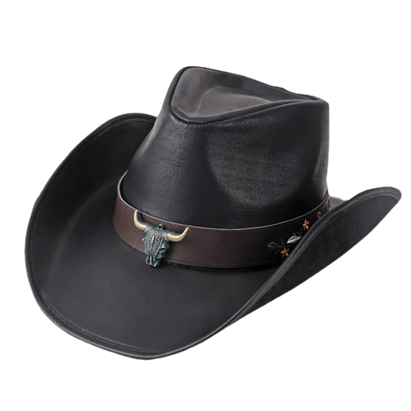 Cowboyhatt skinn 01 / 58cm