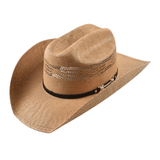 Cowboyhatt stickat Ljusbrun / One Size