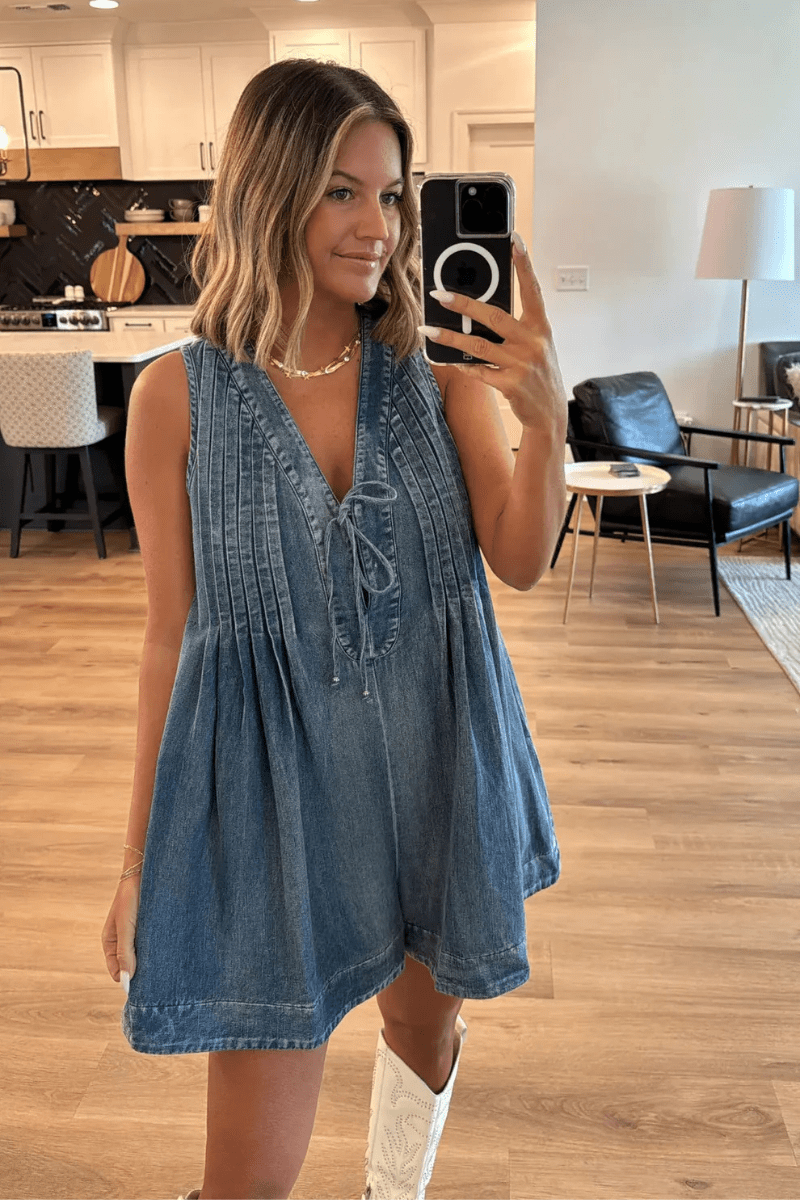 Denim jumpsuit
