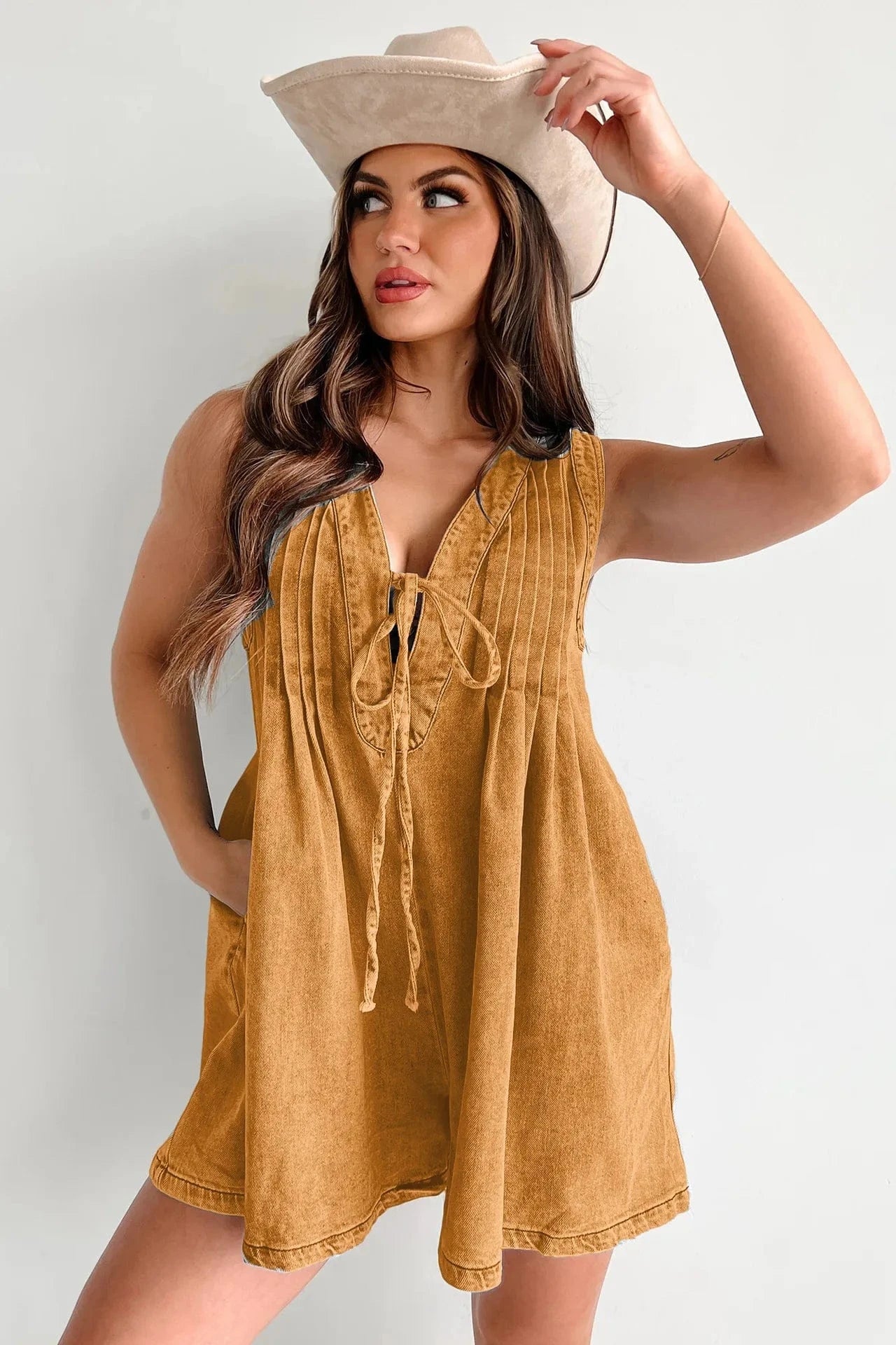 Denim jumpsuit