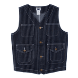 Denim väst herr Blå / S