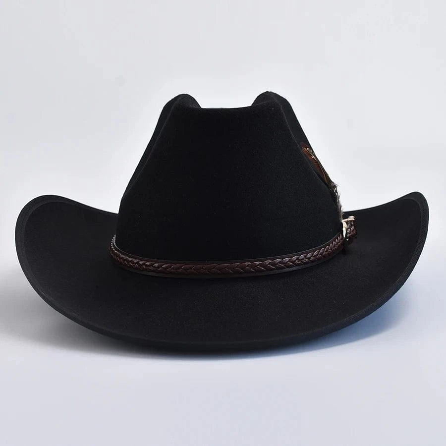 Elegant Cowboyhatt i Mjuk Filt