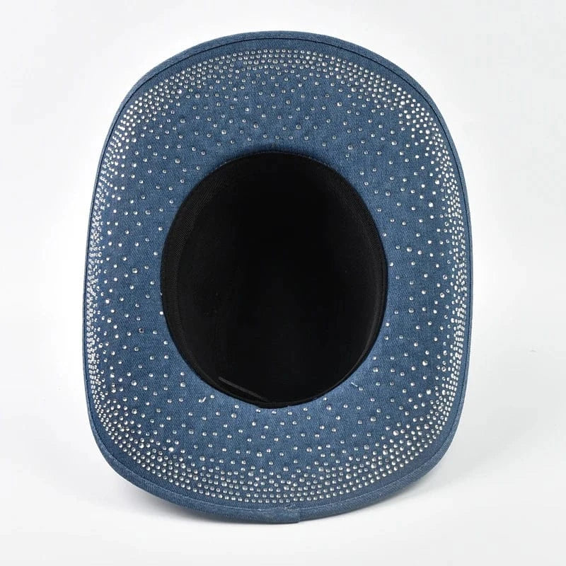 Elegant Westernhatt med Strass