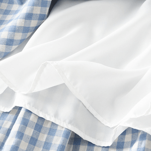 Gingham kjol