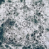 Grå Tie-Dye Bandana Grå