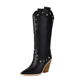 Högklackade Cowboyboots för Dam Svart / 35