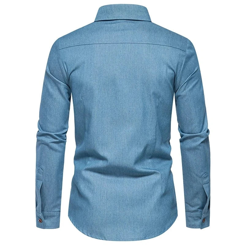 Jeans skjorta western