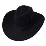Klassisk cowboyhatt Svart / 56-58cm