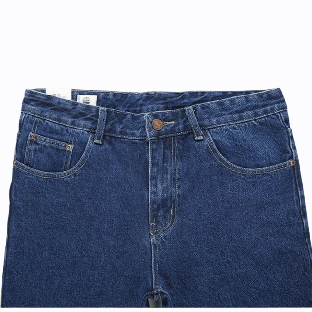Klassiska raka jeans för män